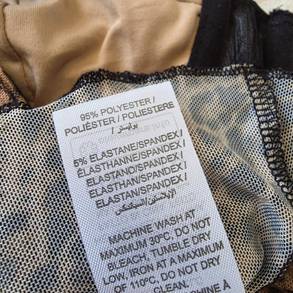 Edikted Y2K Sheer Leopard Print Mesh Corset-Style Cami Top - Picture 10 of 10